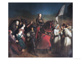 The Entry of Joan of Arc (1412-31) into Orleans, 8th May 1429, 1843 Giclee Print by Henry Scheffer