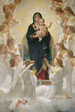 The Virgin with Angels, 1900 Wydruk giclee autor William Adolphe Bouguereau
