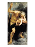 Saturn Devouring His Son, 1636 (Oil on Canvas) Giclee Print by Peter Paul Rubens
