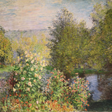A Corner of the Garden at Montgeron, 1876-7 Giclee Print by Claude Monet