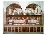 The Last Supper Giclée-tryk af Domenico Ghirlandaio