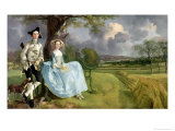 Mr. and Mrs. Andrews, circa 1748-9 Giclée-Druck von Thomas Gainsborough