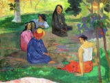 Les Parau Parau (The Gossipers), or Conversation, 1891 Póster por Paul Gauguin Les Parau Parau (The Gossipers), or Conversation, 1891 Póster por Paul Gauguin