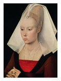 Portrait of a Lady, circa 1450-60 reproduction procédé giclée par Rogier van der Weyden