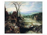 Market and Bleaching Ground, 1620-22 Giclee Print by Joos de Momper Market and Bleaching Ground, 1620-22 Giclee Print by Joos de Momper