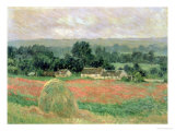 Haystack at Giverny, 1886 Reproduction procédé giclée par Claude Monet