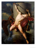 The Torture of Prometheus, 1819 reproduction procédé giclée par Jean-Louis-Cesar Lair