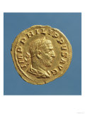 Aureus (Obverse) of Philip the Arab (244-249) Draped, Cuirassed, Wearing a Laurel Wreath Giclee Print