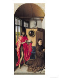 St. John the Baptist and the Donor, Heinrich Von Werl from the Werl Altarpiece, 1438 Giclee Print by Master of Flemalle 