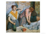 The Laundresses, circa 1884 Giclee Print by Edgar Degas