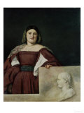 Portrait of a Lady (La Schiavona), circa 1510-12 Lámina giclée por Titian (Tiziano Vecelli)