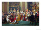 The Consecration of the Emperor Napoleon (1769-1821) and the Coronation of the Empress Josephine Giclee Print by Jacques-Louis David