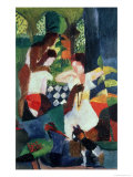 The Turkish Jeweller Giclee Print by Auguste Macke