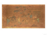 Scene from the Life of Confucius (circa 551-479 BC) and His Disciples, Qing Dynasty (1644-1912) Giclee Print