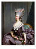 Marie-Therese De Savoie-Carignan (1749-92) Princess of Lamballe reproduction procédé giclée par Antoine Francois Callet