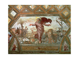 God Creating the Earth Giclee Print by Raphael 