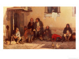 Dinner at the Zemstvo, 1872 Giclee Print by Grigori Grigorievich Mjasoedov