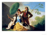The Parasol, 1777 Reproduction procédé giclée par Francisco de Goya