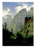 Mountains in Europe, 1876 reproduction procédé giclée par Carlos de Haes