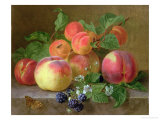 Still Life of Peaches Giclée-Druck von Henriette Ronner-Knip