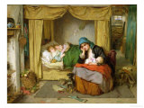 The End of a Happy Day reproduction procédé giclée par Thomas Faed