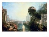 Dido Building Carthage, or the Rise of the Carthaginian Empire, 1815 Reproduction procédé giclée par William Turner