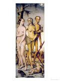 The Three Ages of Man and Death Giclee-trykk av Hans Baldung Grien