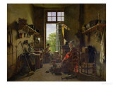 Interior of a Kitchen, 1815 Giclee Print by Martin Drolling