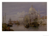 Santa Maria Della Salute from the Grand Canal, Venice Giclee Print by William Leighton Leitch Santa Maria Della Salute from the Grand Canal, Venice Giclee Print by William Leighton Leitch