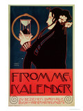 Design for the Frommes Calendar, for the 14th Exhibition of the Vienna Secession, 1902 reproduction procédé giclée par Koloman Moser