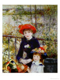 Two Sisters, or on the Terrace, 1881 Gicléedruk van Pierre-Auguste Renoir Two Sisters, or on the Terrace, 1881 Gicléedruk van Pierre-Auguste Renoir