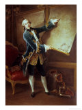 The Comte De Vaudreuil, 1758 reproduction procédé giclée par Francois Hubert Drouais