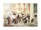Circus Procession in Italy, 1830 Giclee-trykk av Richard Buckner Circus Procession in Italy, 1830 Giclee-trykk av Richard Buckner