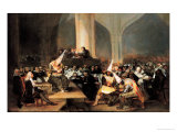 Court of the Inquisition reproduction procédé giclée par Francisco de Goya
