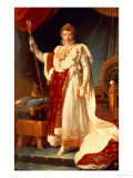 Napoleon in Coronation Robes, circa 1804 Arte por Francois Gerard Napoleon in Coronation Robes, circa 1804 Arte por Francois Gerard