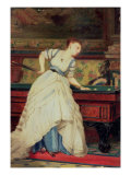 The Game of Billiards reproduction procédé giclée par Charles Edouard Boutibonne
