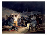 Execution of the Defenders of Madrid, 3rd May, 1808, 1814 Reproduction procédé giclée par Francisco de Goya