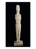 Cycladic Female Figure, from the Island of Amorgo, 2700-2300 BC Reproduction procédé giclée