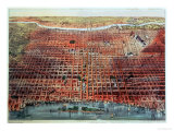 General View of Philadelphia, 1875 Giclee Print by Currier & Ives 