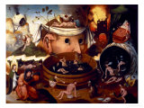 Tondal's Vision Gicleetryck av Hieronymus Bosch Tondal's Vision Gicleetryck av Hieronymus Bosch
