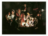 An Experiment on a Bird in the Air Pump, 1768 Reproduction procédé giclée par Joseph Wright of Derby