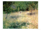Spring at Chatou, circa 1872-5 Reproduction procédé giclée par Pierre-Auguste Renoir