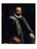 The Bearded Man, 1580 Lámina giclée por Francesco Bassano