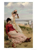 On the Beach Giclee-trykk av George van den Bos