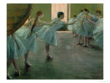 Dancers at Rehearsal, 1875-1877 Lámina por Edgar Degas Dancers at Rehearsal, 1875-1877 Lámina por Edgar Degas