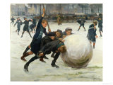 The Giantest Snowball, 1903 Giclee Print by Jean Mayne
