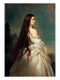 Elizabeth of Bavaria (1837-98), Wife of Emperor Franz Joseph I of Austria (1830-1916) Giclee Print by Franz Xavier Winterhalter