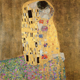 Le Baiser, 1907-08 reproduction procédé giclée par Gustav Klimt