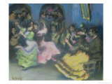 Spanish Gypsy Dancers, 1898 Giclee Print by Ricardo Canals y Llambi Spanish Gypsy Dancers, 1898 Giclee Print by Ricardo Canals y Llambi