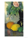 Flowers and Fruit, circa 1886 Lámina giclée por Paul Cézanne Flowers and Fruit, circa 1886 Lámina giclée por Paul Cézanne